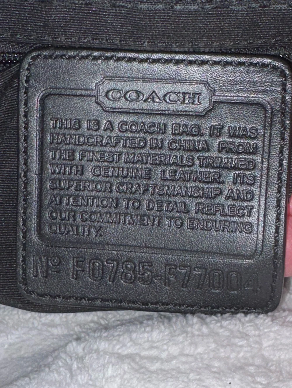 Coach Signature Canvas Messenger / Diaper Bag - Live Show Listing